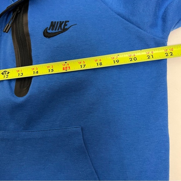 Nike Women’s Full Zip Hoodie Sweatshirt Sz Small Cobalt Blue Zipper Pocket - Picture 9 of 10
